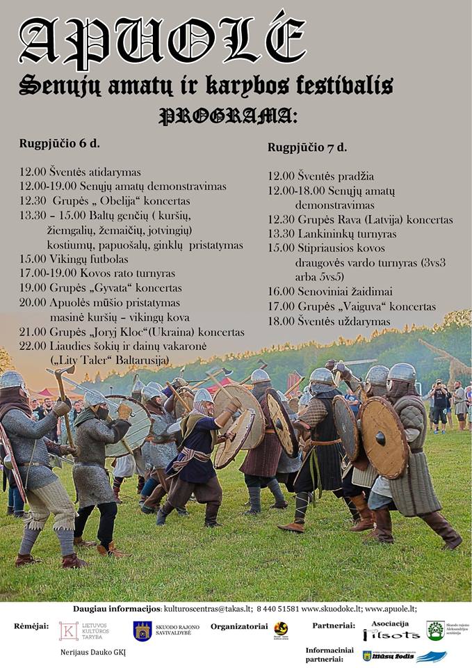 Senųjų amatų ir karybos festivalis „Apuolė“