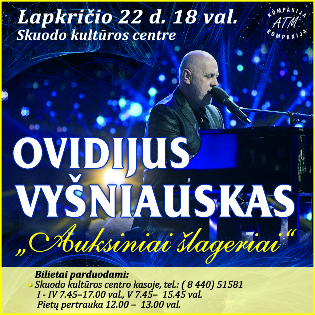 Ovidijaus Vyšniausko koncertas - „Auksiniai šlageriai“
