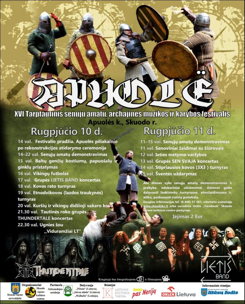 Tarptautinis senųjų amatų, archajinės muzikos ir karybos festivalis „Apuolė“ 