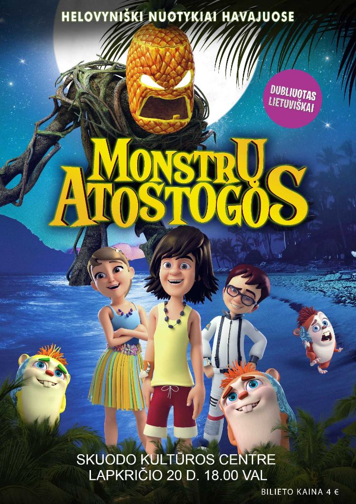 Animacinis filmas visai šeimai „Monstrų atostogos“