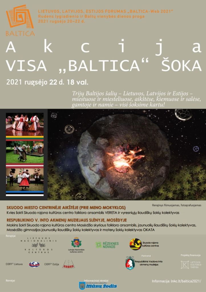 Etninės kultūros akcija „Visa Baltica šoka“