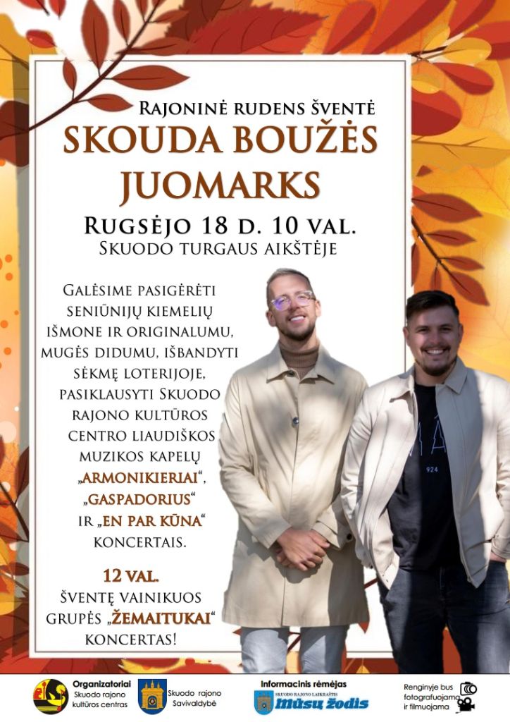 Rajoninė rudens šventė Skuode - „Skouda boužės juomarks“