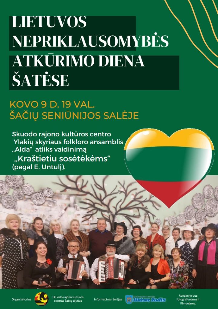Lietuvos nepriklausomybės atkūrimo dienos renginys Šatėse