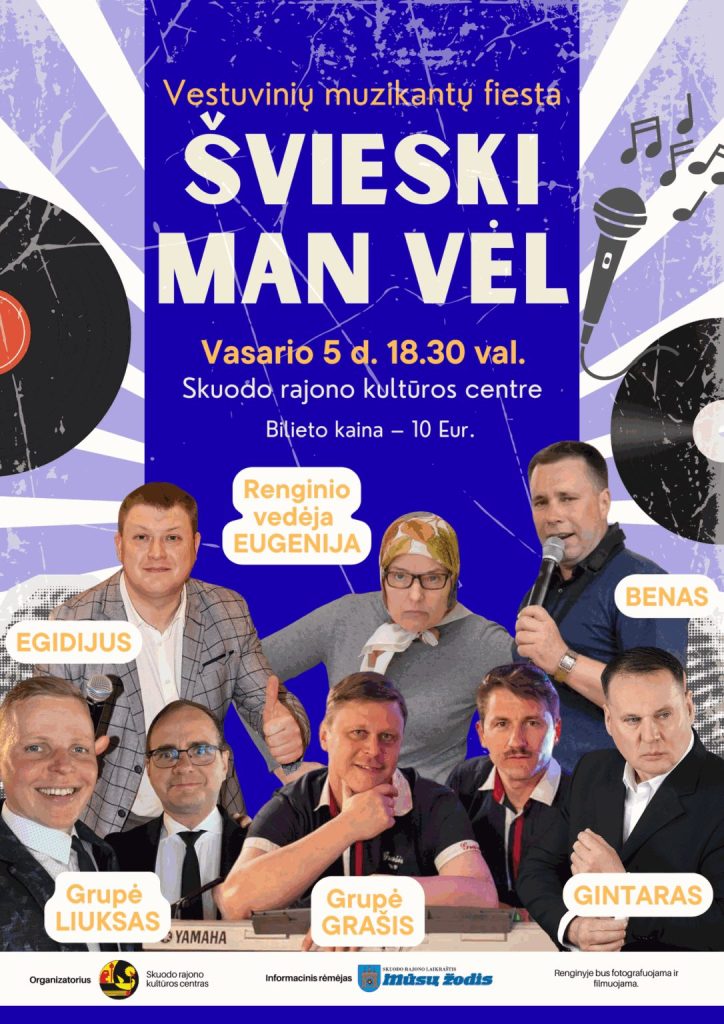 Vestuvinių muzikantų fiesta „Švieski man vėl”