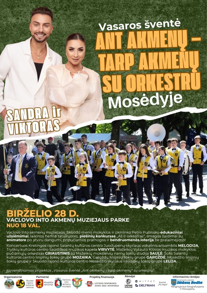 Vasaros šventė „Ant akmenų – tarp akmenų su orkestru“ Mosėdyje