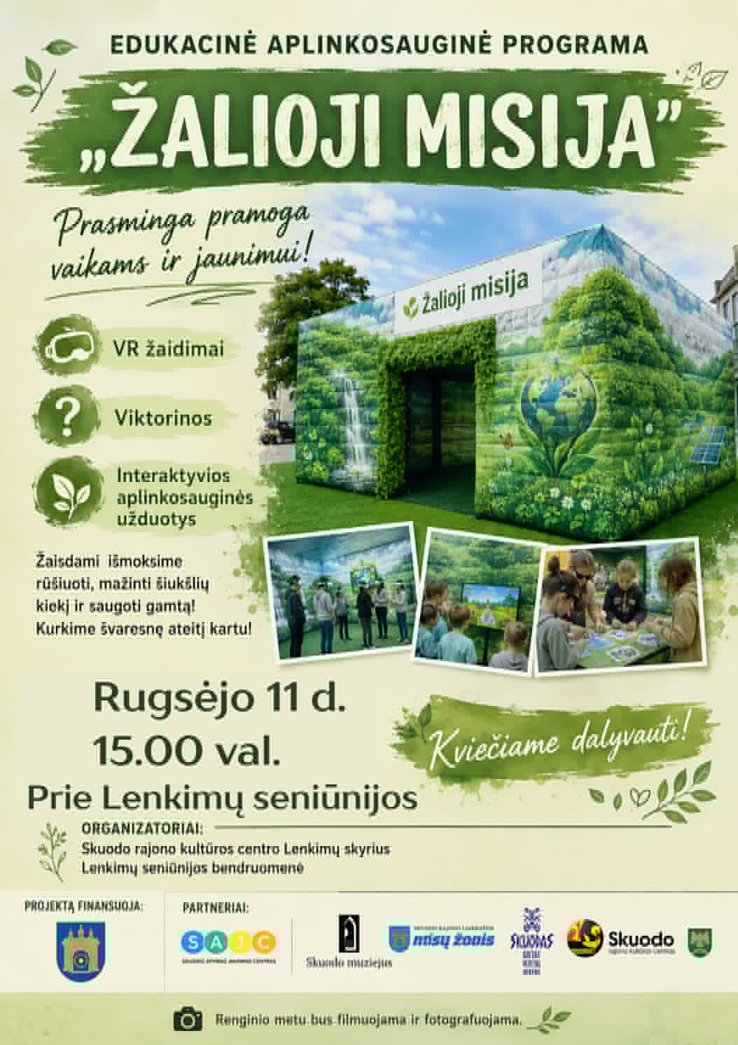 Aplinkosauginė edukacinė programa Lenkimuose